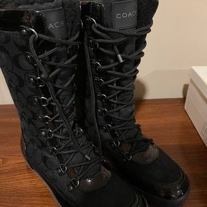 Brand new coach boots. Women’s size 10